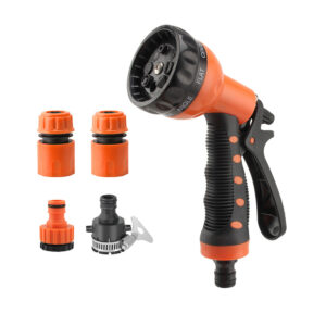 Multi-Function 8 Pattern Garden Hose Spray Gun Set