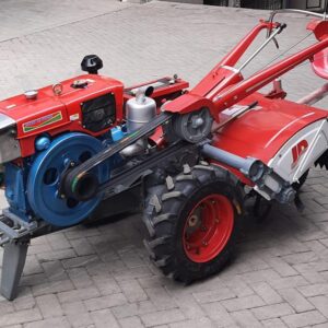 16HP Diesel Walking Tractor (Power Tiller) – Complete Set with Rotavator, Disc Plough & Moldboard Plough
